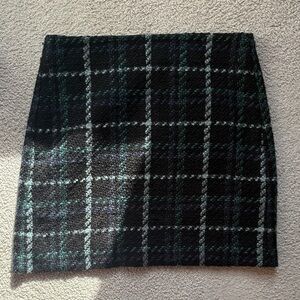 LOFT Plaid Mini Skirt